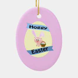 Hoggy Påsk! Julgransprydnad Keramik