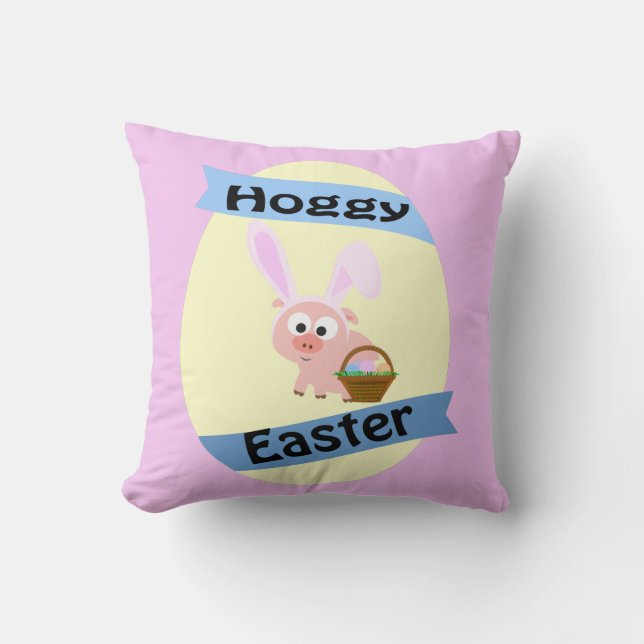 Hoggy Påsk! Kudde (Framsida)