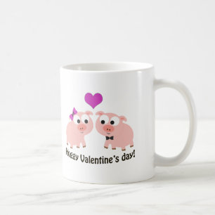 Hoggy Valentines day Grisar Kaffemugg