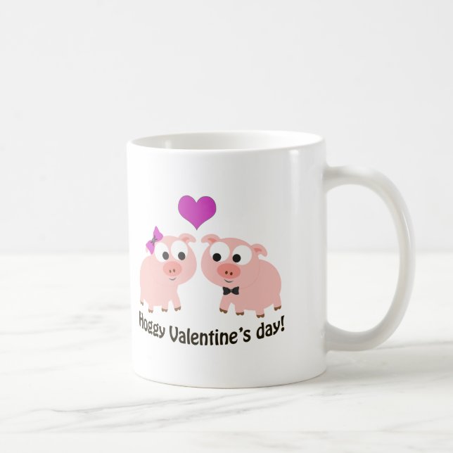 Hoggy Valentines day Grisar Kaffemugg (Höger)
