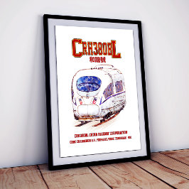 Höghastighets CRH380BL China Railway Elektrisk Tåg Poster