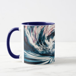 Höghastighets sportbil drar driftar hårt mugg