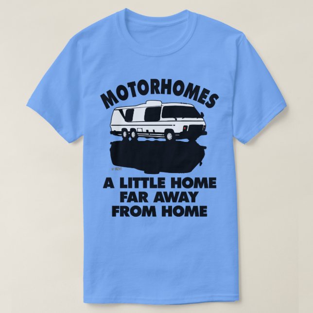 Höghastighetshus, hem långt borta Camping T Shirt (Design framsida)