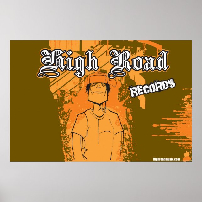Höghastighetsposter Poster (Framsidan)