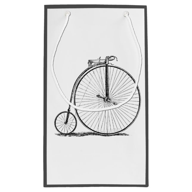 Höghjulig cykel Penny Farthing (Baksidan)