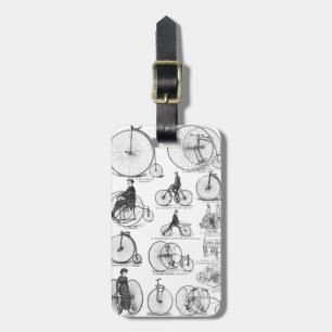 Höghjulig cykel Penny Farthing Bagagebricka