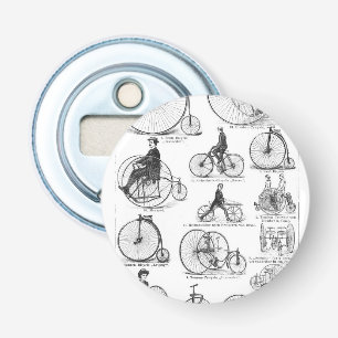 Höghjulig cykel Penny Farthing Flasköppnare