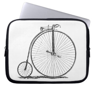 Höghjulig cykel Penny Farthing Laptop Fodral