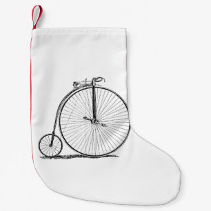 Höghjulig cykel Penny Farthing Liten Julstrumpa