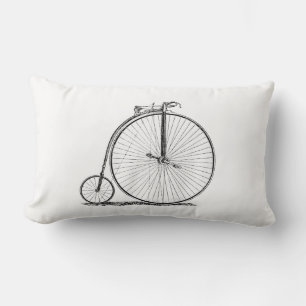 Höghjulig cykel Penny Farthing Lumbarkudde