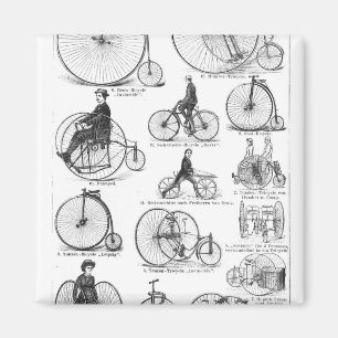 Höghjulig cykel Penny Farthing Magnet