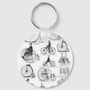 Höghjulig cykel Penny Farthing Nyckelring