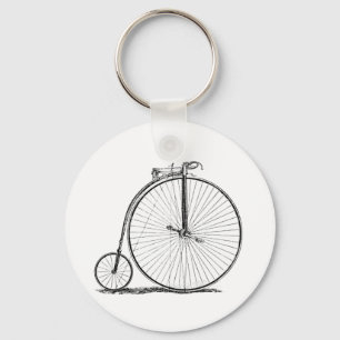 Höghjulig cykel Penny Farthing Nyckelring