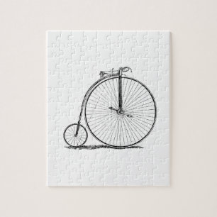 Höghjulig cykel Penny Farthing Pussel