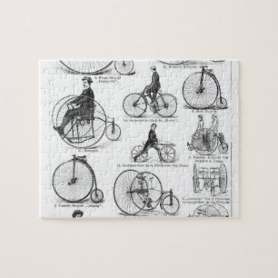 Höghjulig cykel Penny Farthing Pussel