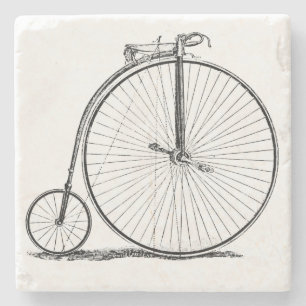 Höghjulig cykel Penny Farthing Stenunderlägg