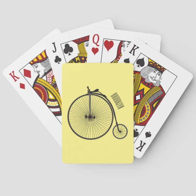 Höghjulig serieillustration casinokort (Baksidan)