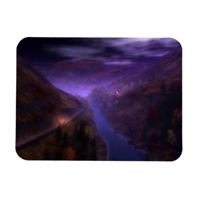 Höghlands Ljus Flexible Magnet (Horisontell)