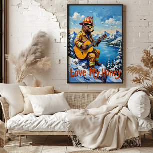 Höghöjd: Björns snö Sång Poster