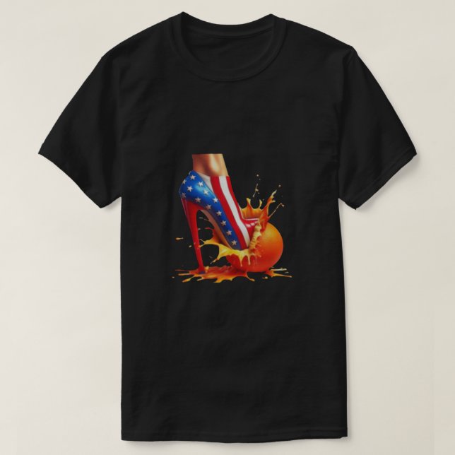 Högklackar Crushing Oranges Kamala Harris Tshirt T Shirt (Design framsida)