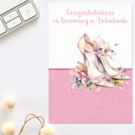 Högklackar för Debutante Boll Kort