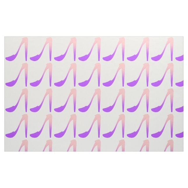 Högklackar för Lila av rosa Tyg (Fat Quarter)