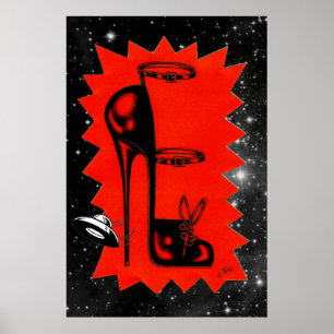 Högklackar i Heavens Poster