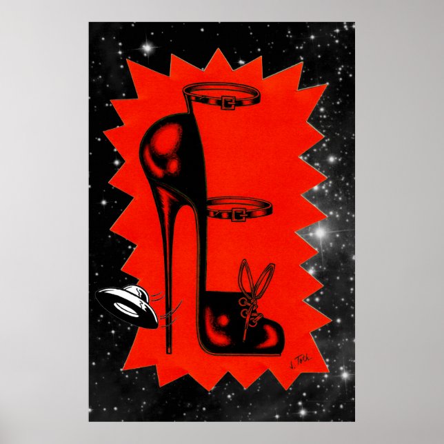 Högklackar i Heavens Poster (Framsidan)
