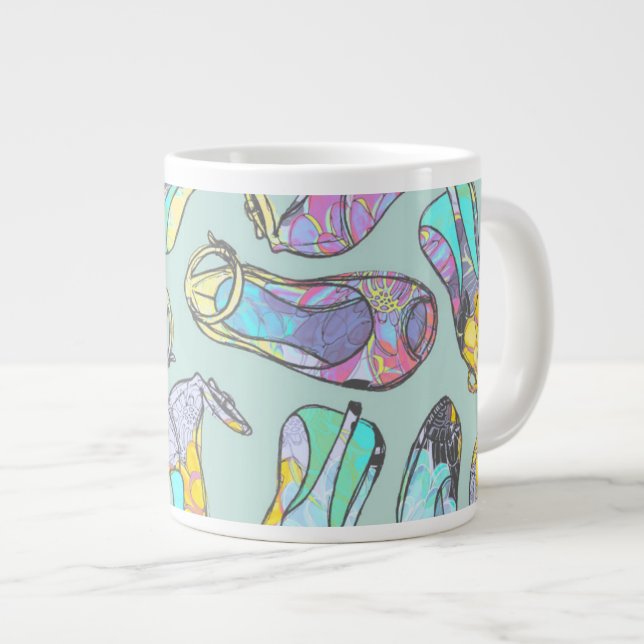 Högklackar Jumbo Mugg (Framsida höger)