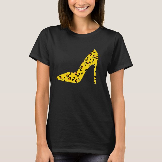 Högklackar Kvinnor Stile T Shirt (Framsida)