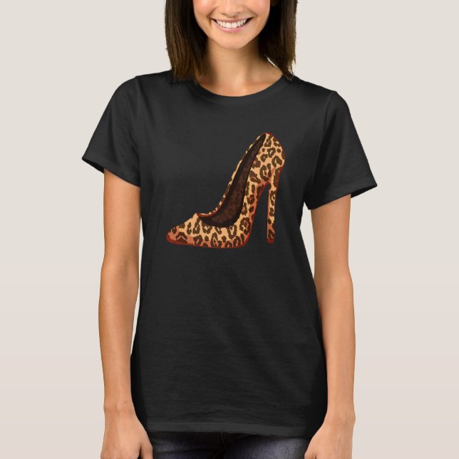 Högklackar Kvinnor Stile T Shirt (Framsida)