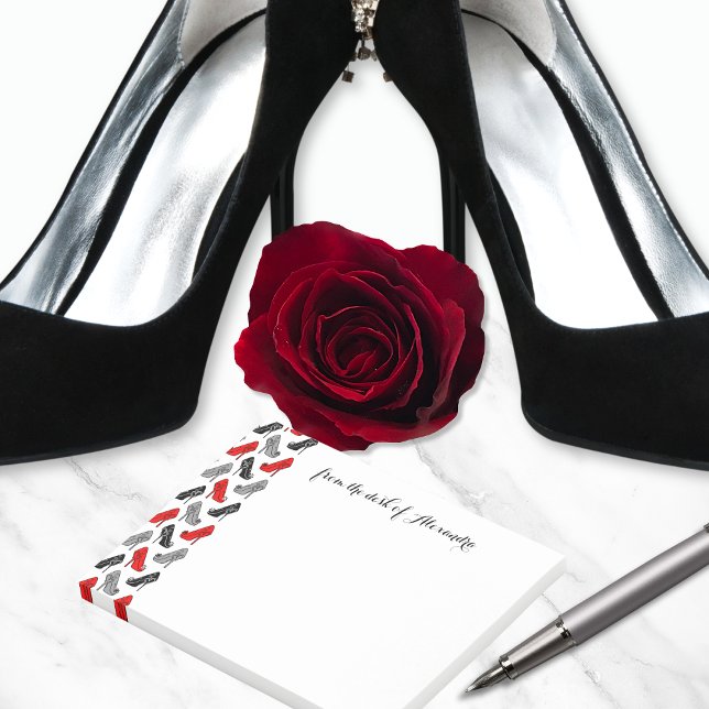 Högklackar Post-it Block (Cute personalized Post-it notes for the lady that loves her heels!)