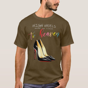 Högklackar Red grund skor T Shirt
