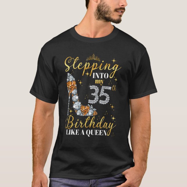 Högklackar som går in i min 35e Birthday Women G T Shirt (Framsida)