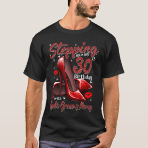 Högklackar som går in i Mina 30års födelsedag 30 o T Shirt