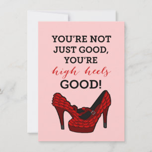 Högklackar Stiletto Mode Birthday Inbjudningar
