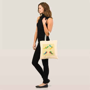 Högklackar Tote Bag Tygkasse