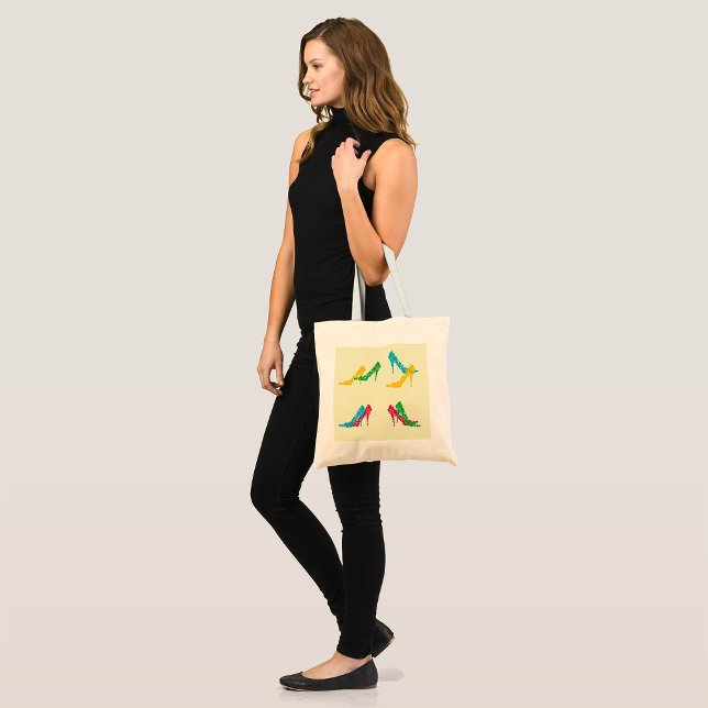 Högklackar Tote Bag Tygkasse (Skapare uppladdad)