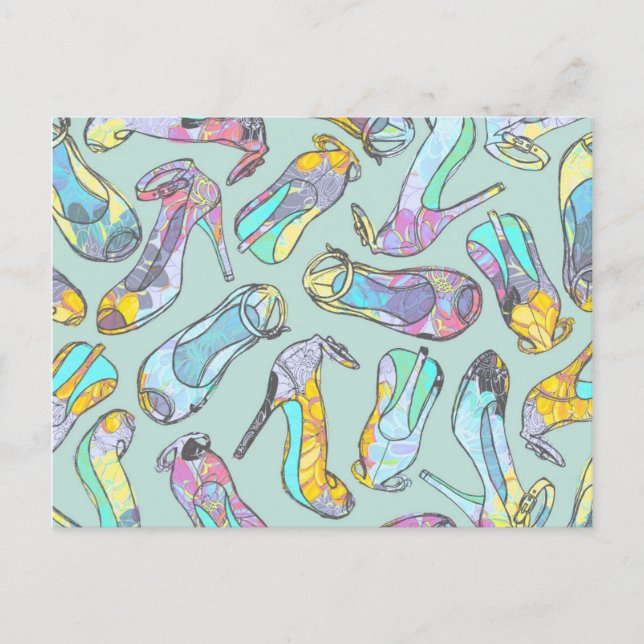 Högklackar Vykort (Framsida)