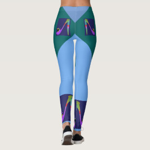Högklackarna mode leggings