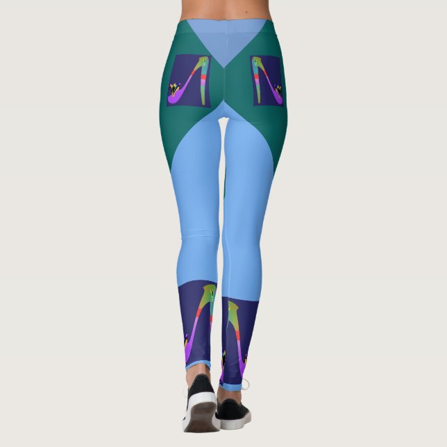 Högklackarna mode leggings (Baksida)