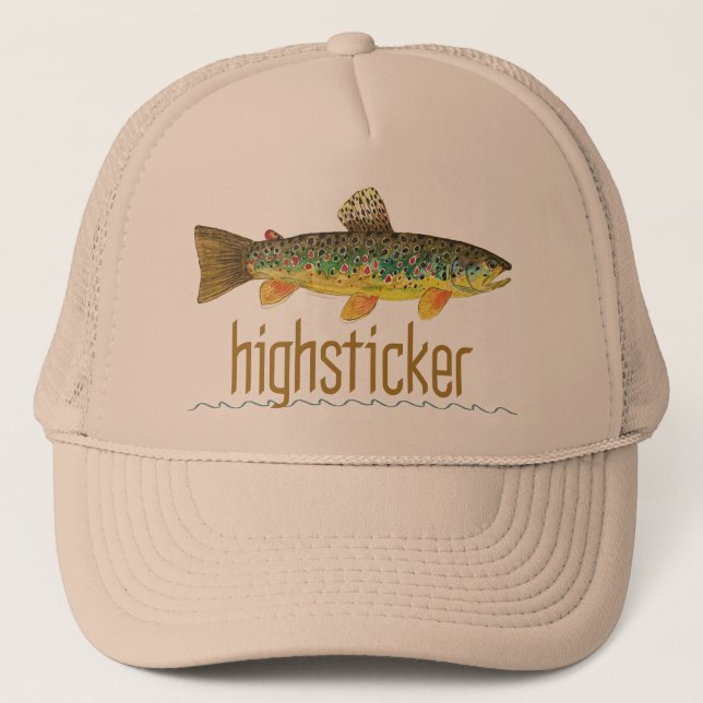 Högklistermärke - Flygfiske Truckerkeps (Framsida)