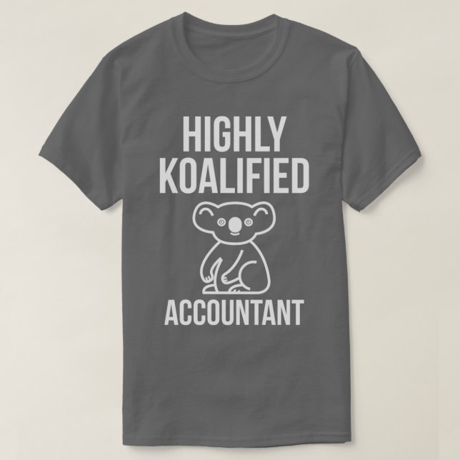 Högkoalifierad revisor t shirt (Design framsida)