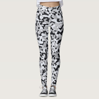 Högkontrast urban kamouflage leggings