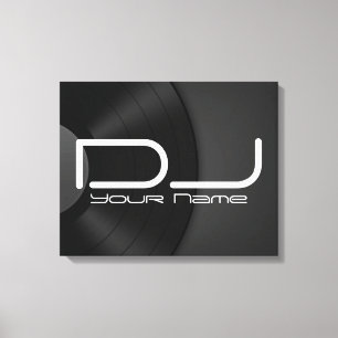 Högkvalitativ DJ-kanfas Canvastryck
