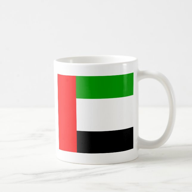 Högkvalitativ flagga för arabiska Emirates Kaffemugg (Höger)