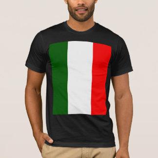 Högkvalitativ flagga för italien t shirt