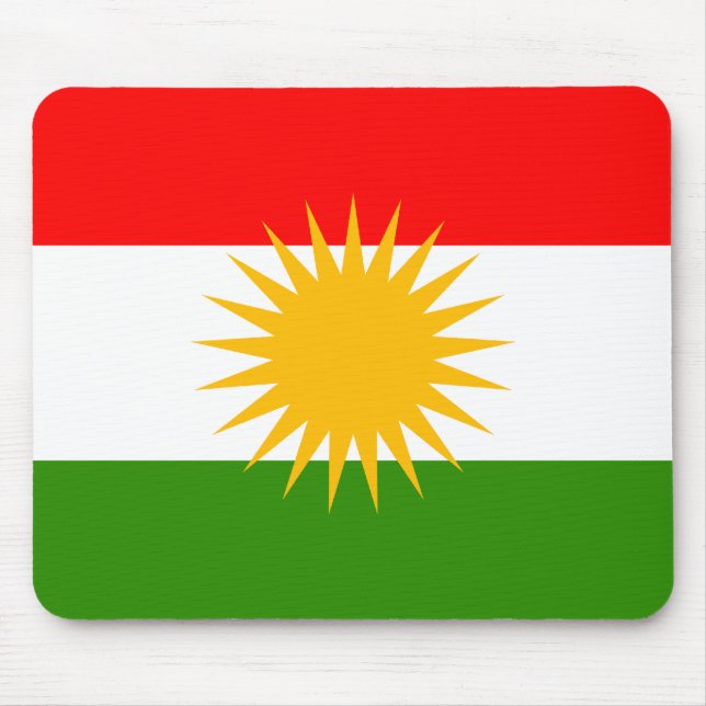 Högkvalitativ flagga för Kurdistan Musmatta (Framsidan)