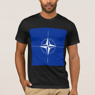 Högkvalitativ flagga för Nato Tee Shirt