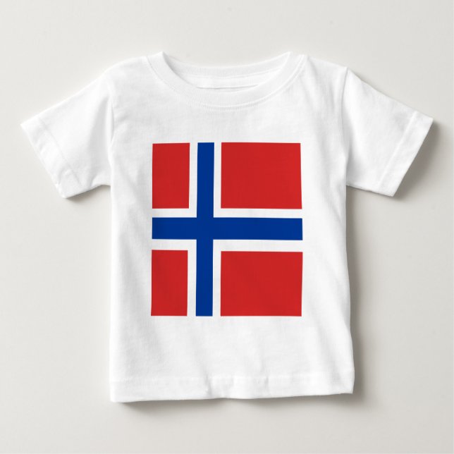 Högkvalitativ flagga för norge tröja (Framsida)